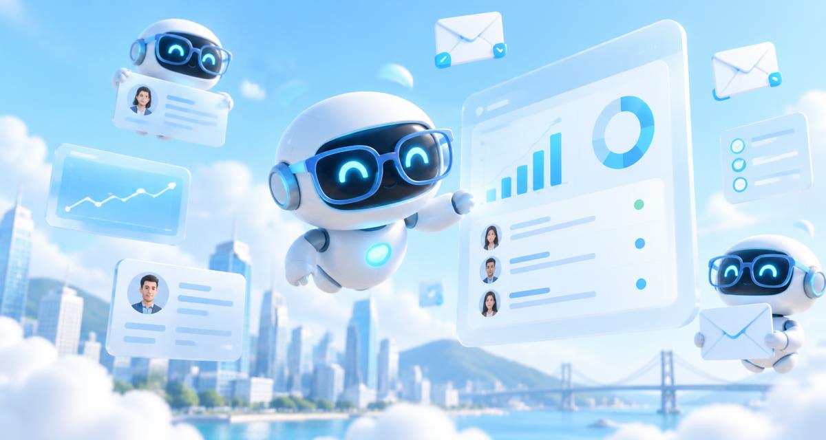 Super Nano AI Nanos working on CRM dashboards, leads and emails